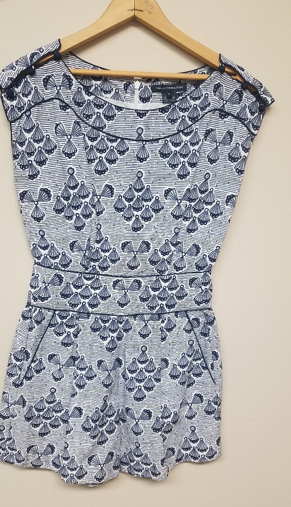 Vintage look. Jumpsuit shorts